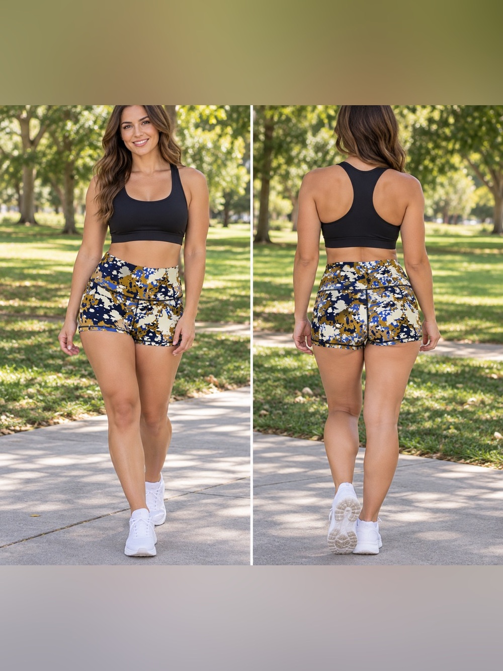 OFFLINE by Aerie High Waisted Printed Shorts
